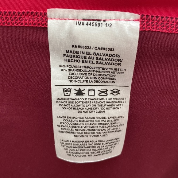 Nike Pro Women’s Hot Pink/Red Racer Back Athletic tank top. Size Small. - Picture 4 of 4